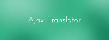 Ajax Translator Revolution WordPress Plugin